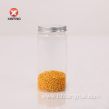 Plastic particle material yellow masterbatch color